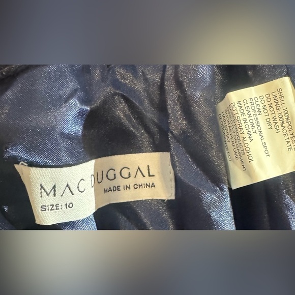 Mac Duggal Sequin Empire Waist Pleated Gown NWT Style 20274 - Picture 12 of 16